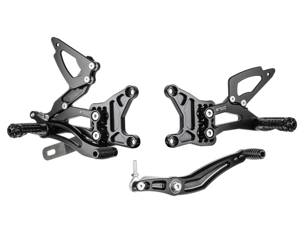 Bonamici Racing Aluminium Rearsets for the Yamaha YZF-R6 2006-2016 Bonamici Racing Aluminium Rearsets for the Yamaha YZF-R6 2006-2016